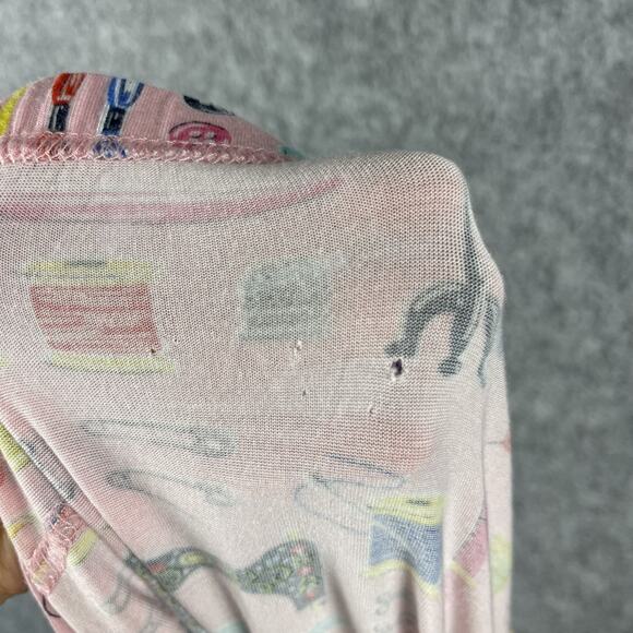 Nick Nora Pajama Lounge Set Womens XL Pink Sewing Seamstress Modal Stretch - Picture 16 of 16